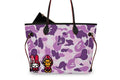 Purple kitty x babe tote