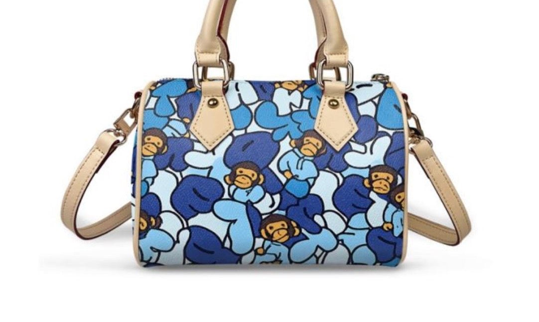 Blue Bape Pillow Bag