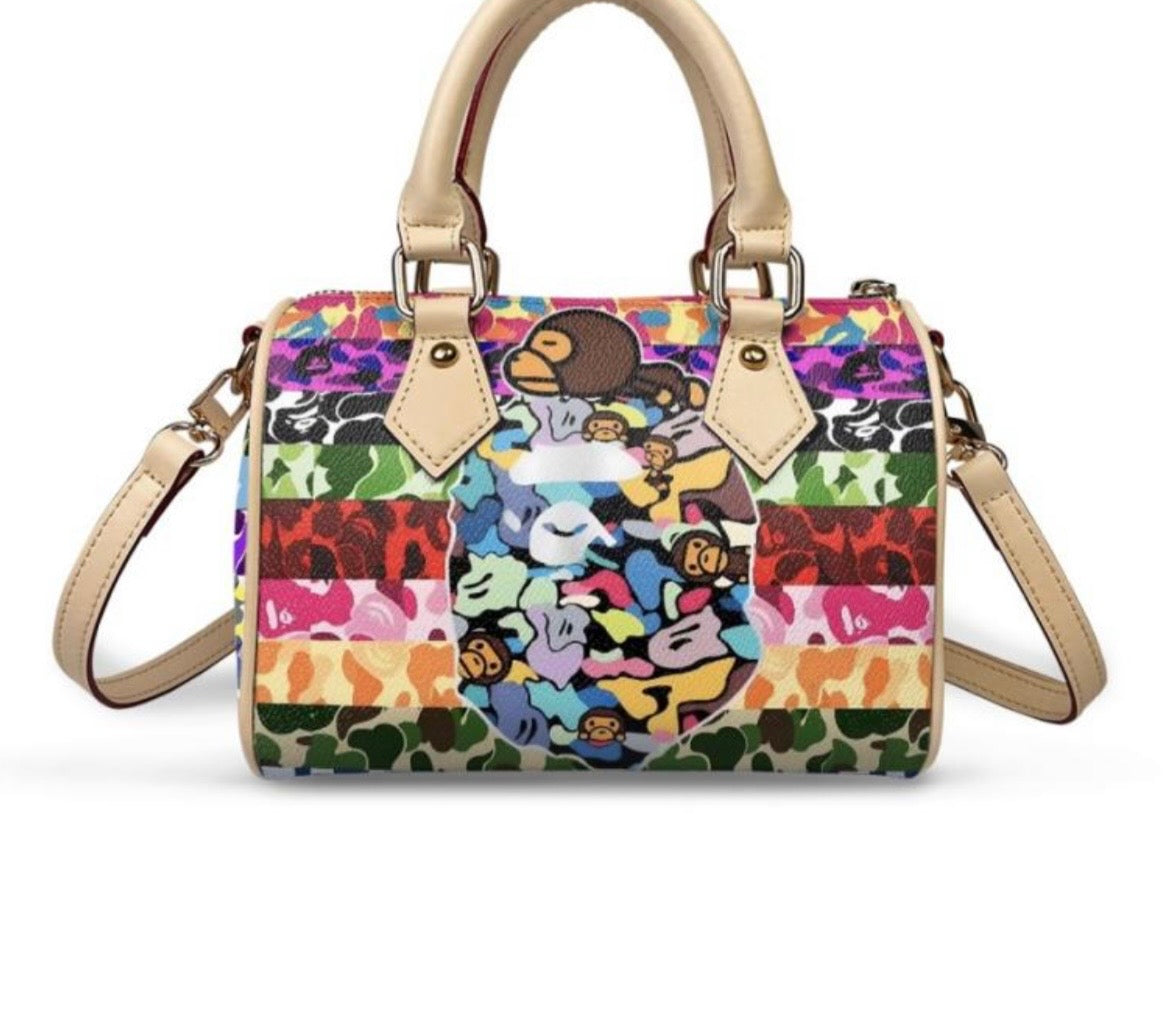 Colorful Bape Pillow Bag